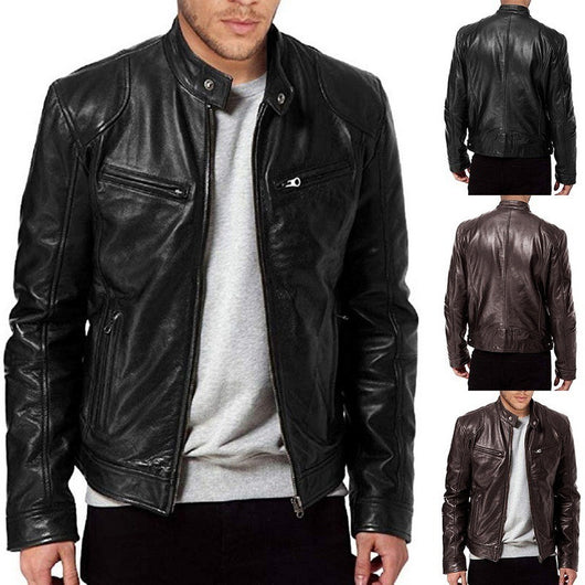 Chaqueta Cardigan de Cuero PU con Cierre de Cremallera y Bolsillos - Image 13