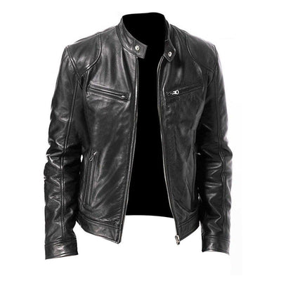 Chaqueta Cardigan de Cuero PU con Cierre de Cremallera y Bolsillos - Image 15