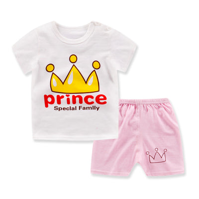 Conjunto de Pijama Infantil de Algodón - Camiseta y Pantalón Corto - Image 14