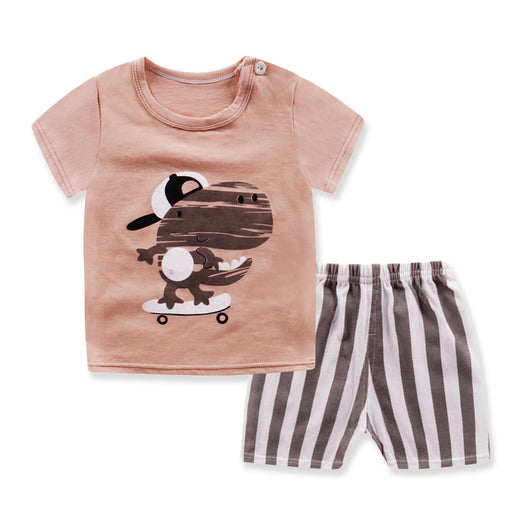 Conjunto de Pijama Infantil de Algodón - Camiseta y Pantalón Corto - Image 19