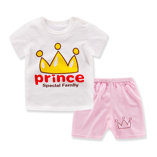 Conjunto de Pijama Infantil de Algodón - Camiseta y Pantalón Corto - Image 4