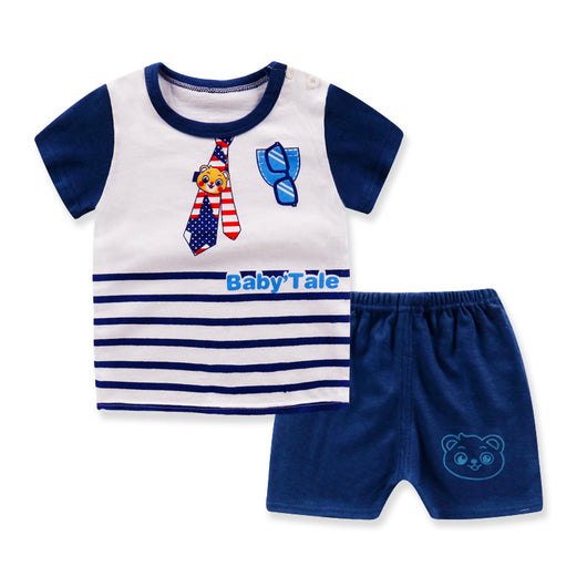 Conjunto de Pijama Infantil de Algodón - Camiseta y Pantalón Corto - Image 8