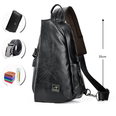 Bolsa Bandolera Diagonal Casual para Hombre - Image 6