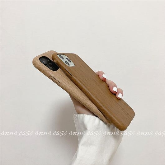 Funda de Cuero con Textura Madera para iPhone - Protección Elegante y Duradera - Image 11