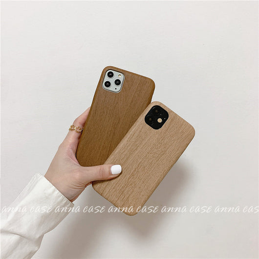 Funda de Cuero con Textura Madera para iPhone - Protección Elegante y Duradera - Image 12