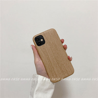 Funda de Cuero con Textura Madera para iPhone - Protección Elegante y Duradera - Image 10