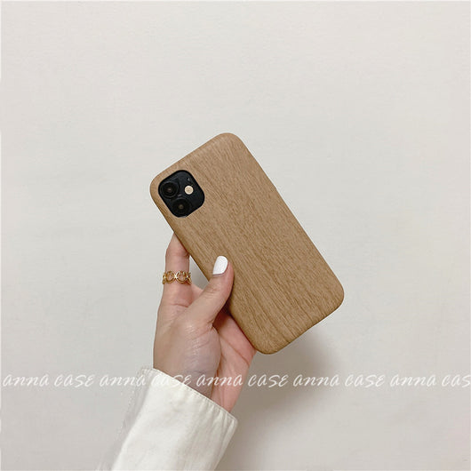Funda de Cuero con Textura Madera para iPhone - Protección Elegante y Duradera - Image 9