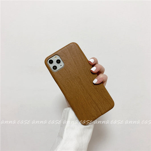 Funda de Cuero con Textura Madera para iPhone - Protección Elegante y Duradera - Image 14