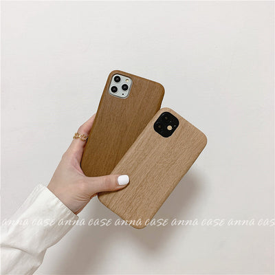 Funda de Cuero con Textura Madera para iPhone - Protección Elegante y Duradera - Image 7