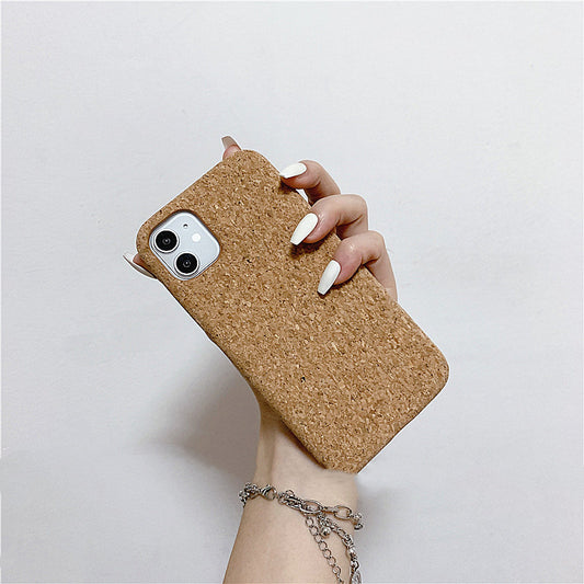 Funda de Madera Natural para Celular Apple Ultra Delgada con Virutas Creativas - Image 2