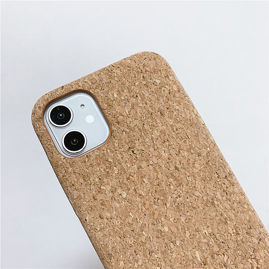 Funda de Madera Natural para Celular Apple Ultra Delgada con Virutas Creativas - Image 6