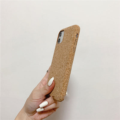 Funda de Madera Natural para Celular Apple Ultra Delgada con Virutas Creativas - Image 9