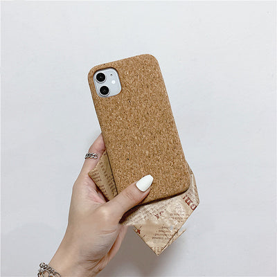 Funda de Madera Natural para Celular Apple Ultra Delgada con Virutas Creativas - Image 10
