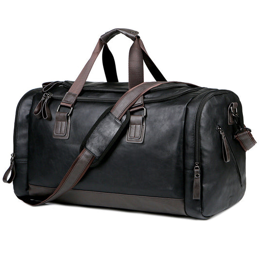 Bolsa de Viaje Ejecutiva en Cuero PU - Gran Capacidad para Hombre - Image 2