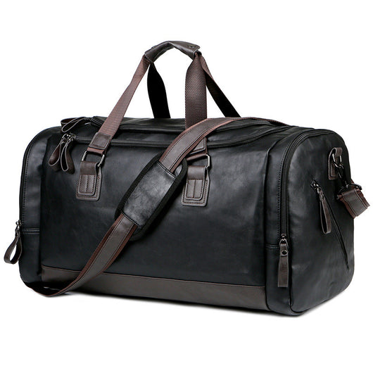 Bolsa de Viaje Ejecutiva en Cuero PU - Gran Capacidad para Hombre - Image 2