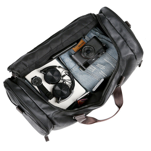 Bolsa de Viaje Ejecutiva en Cuero PU - Gran Capacidad para Hombre - Image 3