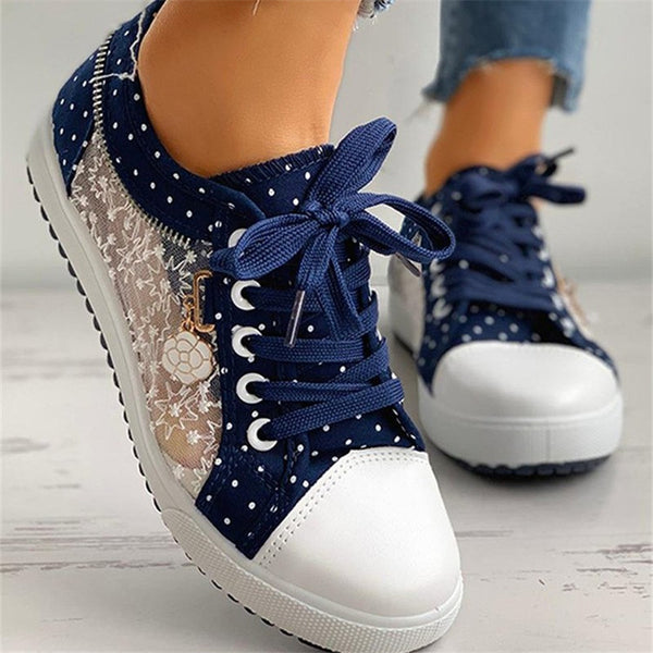 Zapatillas de Lona Clásicas Unisex con Malla Transpirable