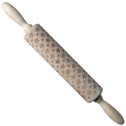 Rodillo de Amasar de Madera con Grabado Láser Patrón de Amor - Image 7