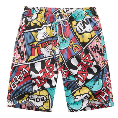 Pantalones Cortos de Playa Estampados para Hombre - Image 7