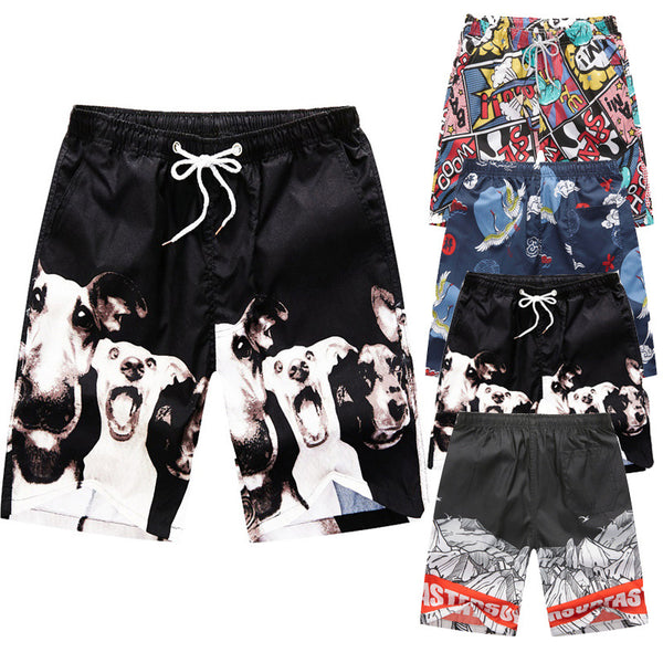 Pantalones Cortos de Playa Estampados para Hombre