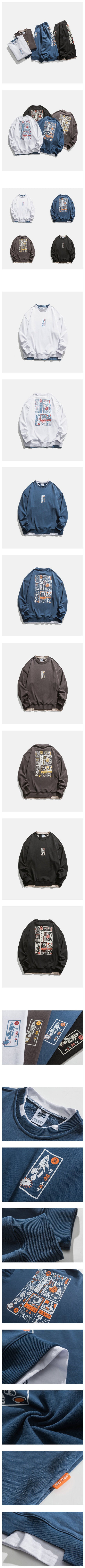 Sudadera Estampada Japonesa con Letras para Hombre - Image 6