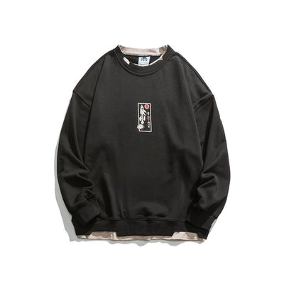 Sudadera Estampada Japonesa con Letras para Hombre - Image 3