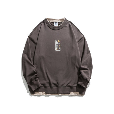 Sudadera Estampada Japonesa con Letras para Hombre - Image 4