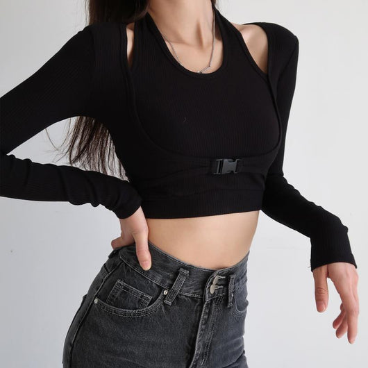 Camiseta Básica Manga Larga para Mujer - Ajuste Perfecto - Image 8