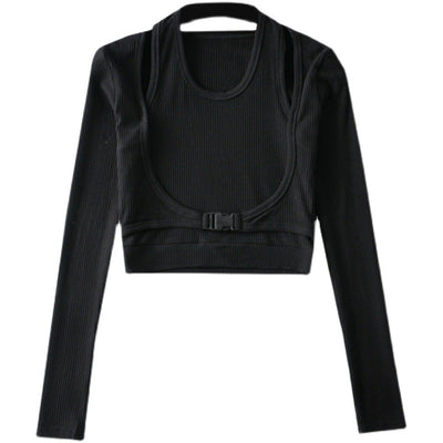 Camiseta Básica Manga Larga para Mujer - Ajuste Perfecto - Image 3
