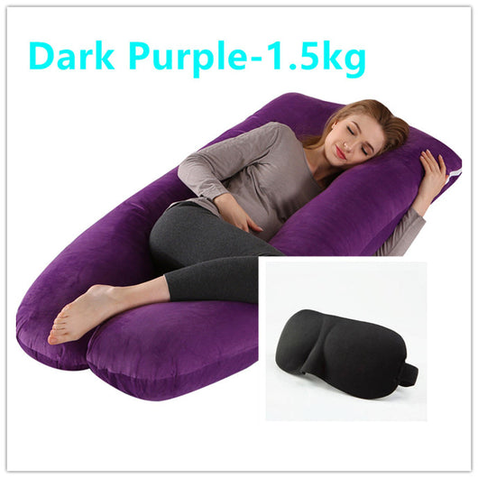 Almohada de Maternidad en Forma de U - Soporte Ergonómico para Embarazadas - Image 7