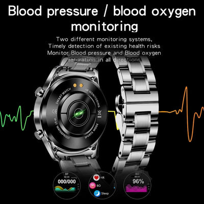 Reloj Inteligente Multifuncional con Llamadas Bluetooth, Monitor de Presión y Podómetro - Image 6