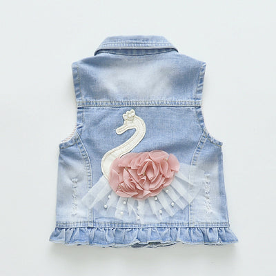 Chaleco Infantil Bordado con Diseños Animados - Versátil y Cómodo - Image 9