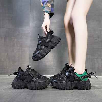 Zapatos Deportivos Negros Versátiles para Estudiantes y Uso Diario - Image 9