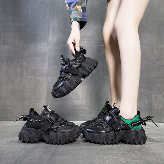 Zapatos Deportivos Negros Versátiles para Estudiantes y Uso Diario - Image 4