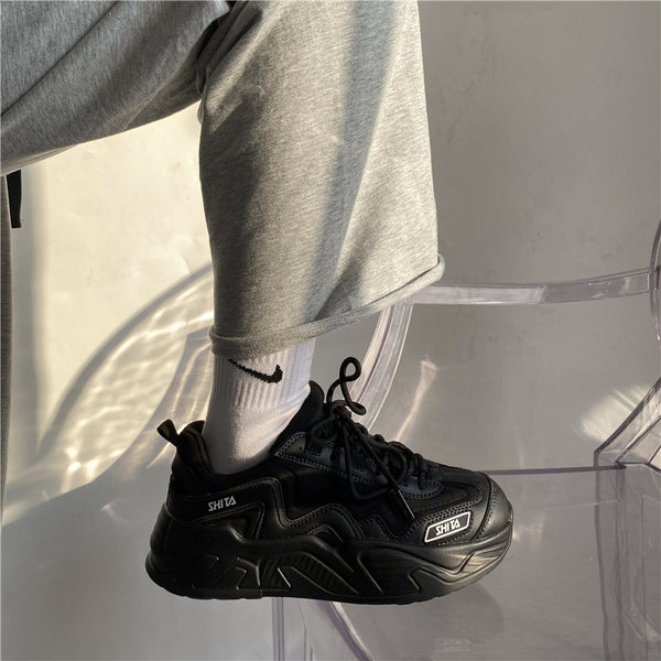 Zapatos Deportivos Gruesos para Hombre Otoño Invierno - Suela Elevada Confort