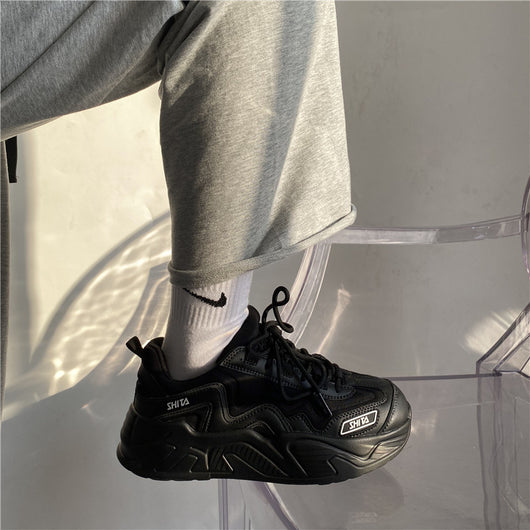 Zapatos Deportivos Gruesos para Hombre Otoño Invierno - Suela Elevada Confort