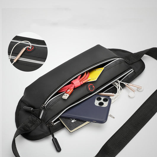 Bolsa Mensajero Deportiva Impermeable para Hombre - Mochila Pecho Outdoor - Image 10