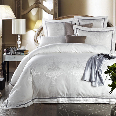 Juego de 4 Piezas de Ropa de Cama Estilo Europeo Lujo Contemporáneo - Image 19
