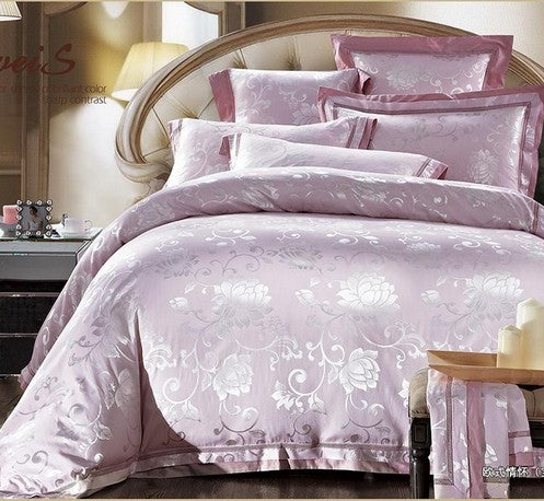 Juego de 4 Piezas de Ropa de Cama Estilo Europeo Lujo Contemporáneo - Image 4