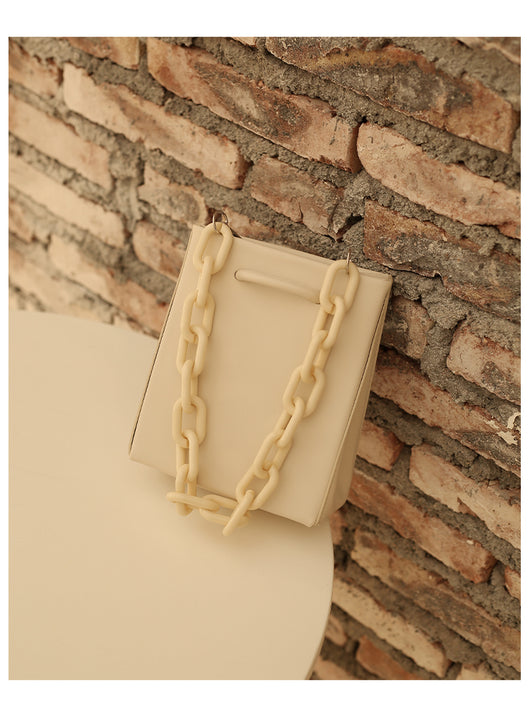 Bolsa Cuadrada Portátil con Cadena Acrílica - Cartera Tote Elegante para Mujer - Image 19