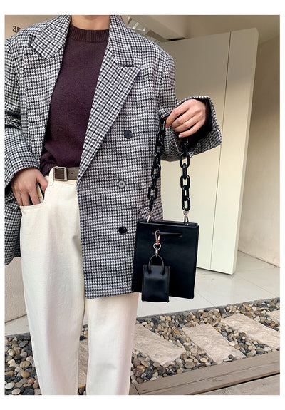 Bolsa Cuadrada Portátil con Cadena Acrílica - Cartera Tote Elegante para Mujer - Image 21