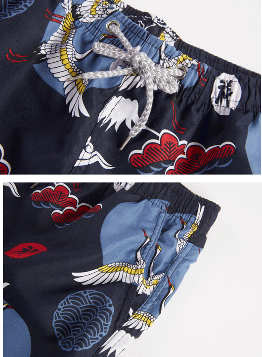 Pantalones Cortos de Playa Estampados para Hombre - Image 14