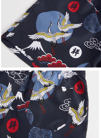 Pantalones Cortos de Playa Estampados para Hombre - Image 12