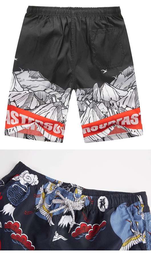 Pantalones Cortos de Playa Estampados para Hombre - Image 13