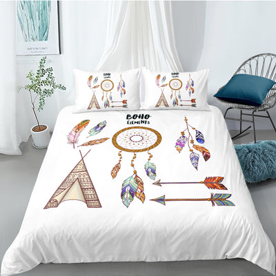 Juego de Cama Atrapasueños Estampado Digital - Set de 3 Piezas - Image 15