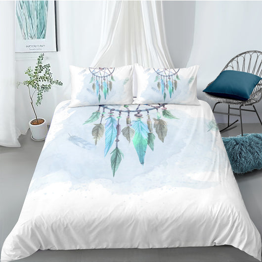 Juego de Cama Atrapasueños Estampado Digital - Set de 3 Piezas