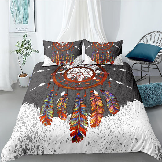 Juego de Cama Atrapasueños Estampado Digital - Set de 3 Piezas - Image 4