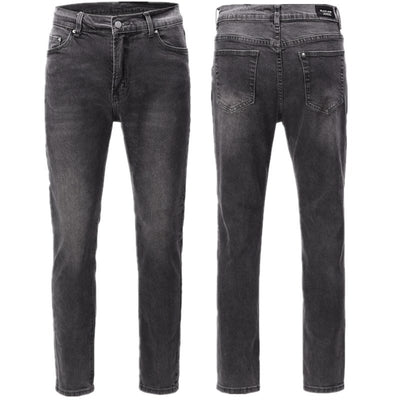 Jeans Retro de Cintura Alta para Hombre con Corte Ajustado - Image 7
