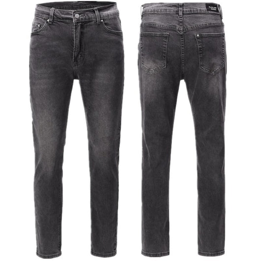 Jeans Retro de Cintura Alta para Hombre con Corte Ajustado - Image 7