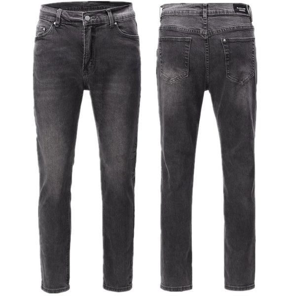 Jeans Retro de Cintura Alta para Hombre con Corte Ajustado